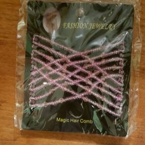 Beaded Stretchy Double-Comb